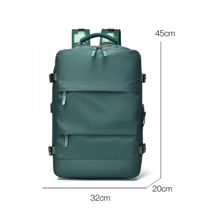 WEIXIER B692 Large Capacity Shoulder Bag Business Travel Computer Backpack(Green) - Double-shoulder Bags by WEIXIER | Online Shopping UK | buy2fix