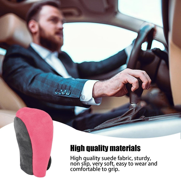 Suede Automatic Manual Gear Lever Cover(Orange) - Shift Knob by buy2fix | Online Shopping UK | buy2fix