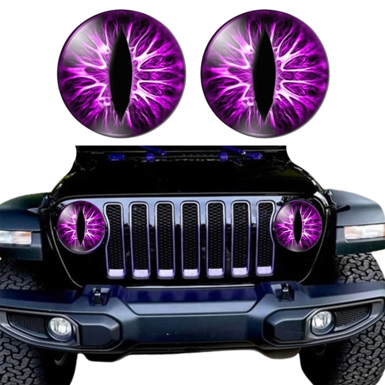 1pair Beast Eyes Headlight Decorative Stickers Off-Road Vehicle Front Lights Stereo Decals, Style: 5 - Lamp Decoration by buy2fix | Online Shopping UK | buy2fix