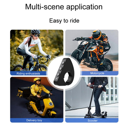 Q15 Motorcycle Riding Wireless Bluetooth Handlebar Control Phone Button Remote Controller(Black) - Others by buy2fix | Online Shopping UK | buy2fix