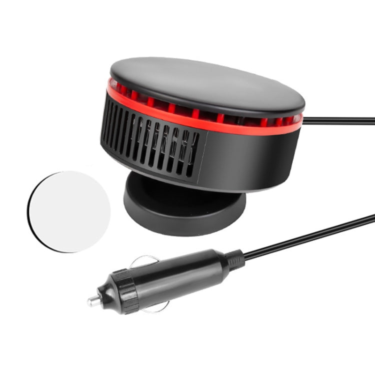 12V Car Heater 360 Adjustable Defogging Defrosting Heating Fan Heating Cooling Function Windscreen Defroster Demister(Black Red) - Heating & Fans by buy2fix | Online Shopping UK | buy2fix