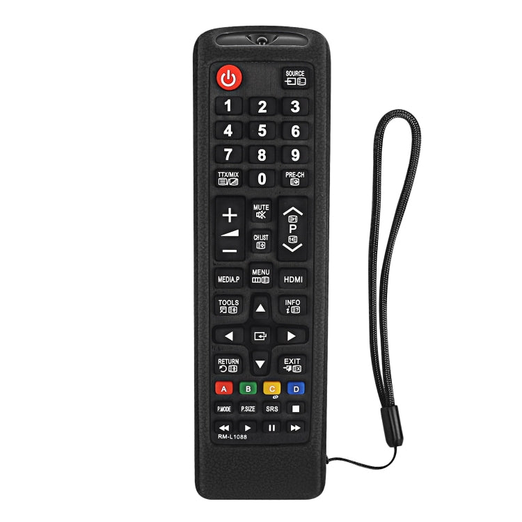 For Samsung BN59-01199F / AK59-00172A / BN59-01175C Remote Control Silicone Protective Cover(Black) - Remote Control Covers by buy2fix | Online Shopping UK | buy2fix