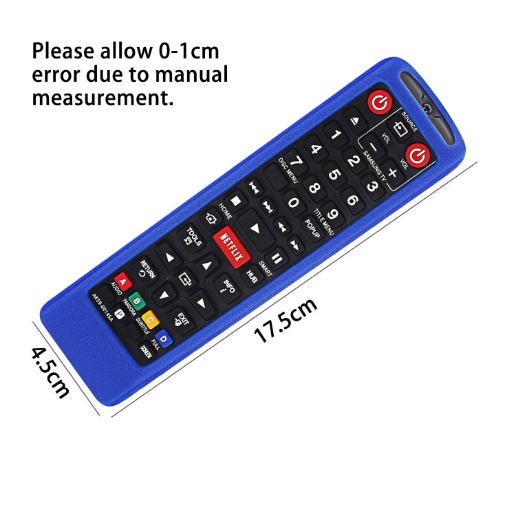 For Samsung BN59-01199F / AK59-00172A / BN59-01175C Remote Control Silicone Protective Cover(Fluorescent Blue) - Remote Control Covers by buy2fix | Online Shopping UK | buy2fix