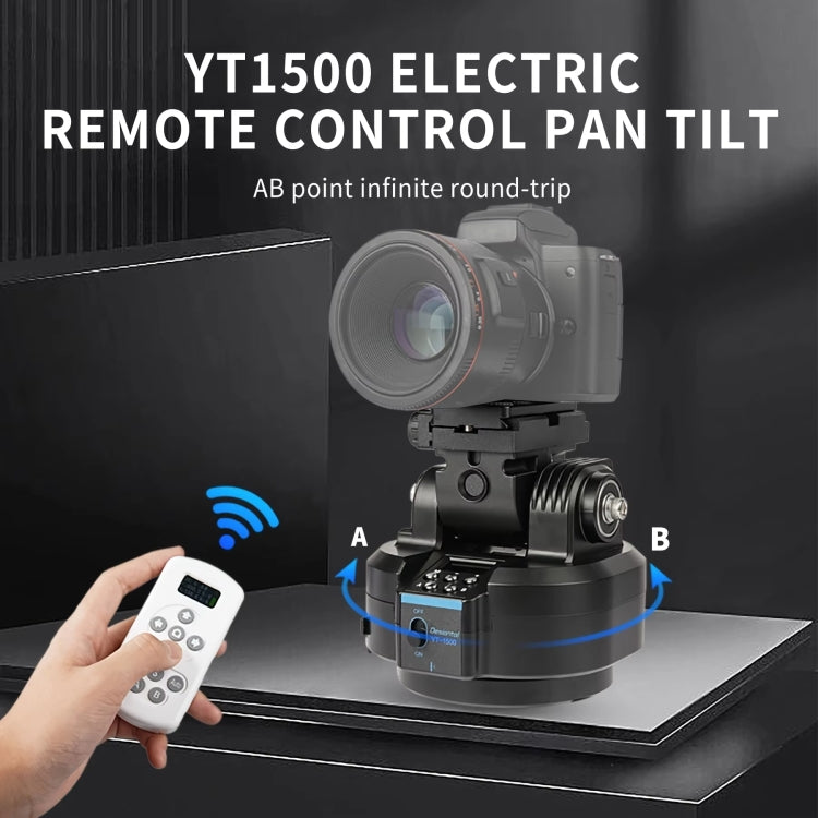 Desiontal YT-1500 Electric Gimbal Mobile Camera Live Streaming Panoramic Stabiliser With Rocker Rotation(Standard) - Handheld Gimbals by Desiontal | Online Shopping UK | buy2fix