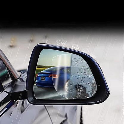 For Tesla Model 3 Car Side Window Rearview Mirror Rainproof Film Nano Anti-fog Sticker - Auto Film by buy2fix | Online Shopping UK | buy2fix