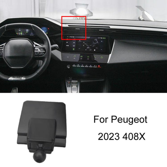 For Peugeot Car-mounted Special Mobile Phone Navigation Bracket Base, Model: 23 408X - Special Car Holders by buy2fix | Online Shopping UK | buy2fix