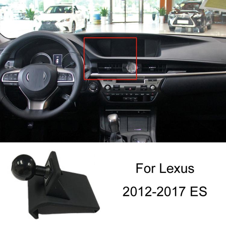 For Lexus Car Special Mobile Phone Navigation Bracket Base, Model: 12-17 ES - Special Car Holders by buy2fix | Online Shopping UK | buy2fix