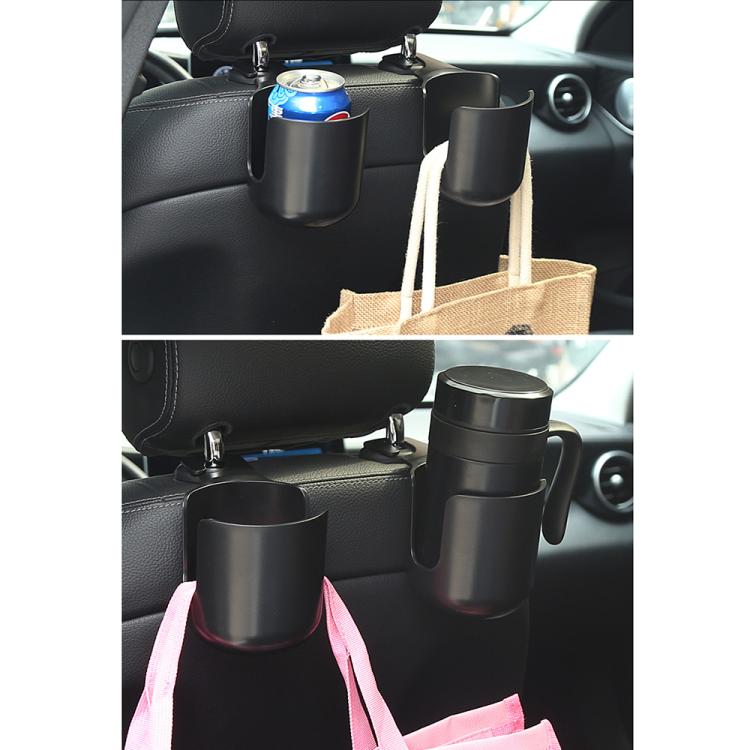 1010 Multifunctional Car Seat Water Cup Holder Car Headrest Hook(Pink) - Car Drink Holders by buy2fix | Online Shopping UK | buy2fix