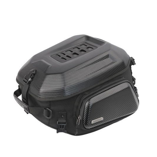 Rhinowalk MT2335 23L-35L Expandable Large-capacity EVA Hard Shell Motorcycle Tail Bag(Carbon Fiber) - Bags & Luggages by Rhinowalk | Online Shopping UK | buy2fix