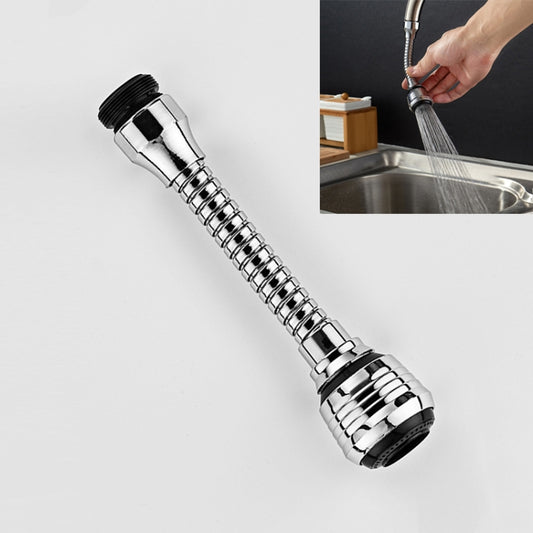 360 Degree Rotate Kitchen Accessories Long Water Bubbler Filter Water Saving Aerator Nozzle Tap - Faucets & Accessories by buy2fix | Online Shopping UK | buy2fix
