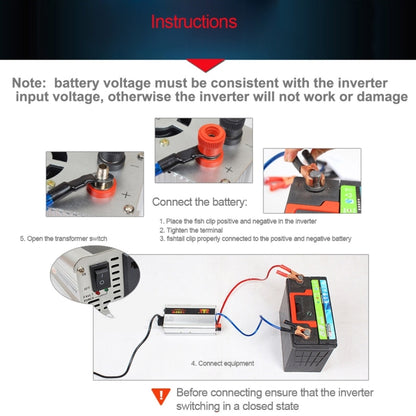 SUVPR DY-LG600S 600W DC 24V to AC 220V Pure Sine Wave Car Power Inverter with Universal Power Socket - Pure Sine Wave by SUVPR | Online Shopping UK | buy2fix