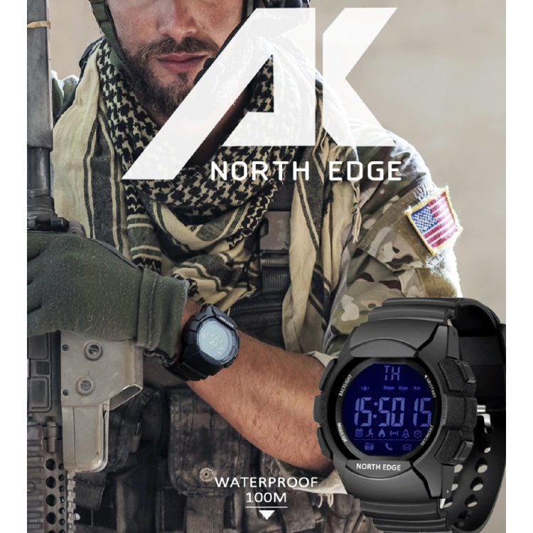 NORTH EDGE AK Bluetooth Multi-function Smart Watch with LED Backlit, Support Incoming Call Reminder, Smart Stopwatch, Information Reminder - Sport Watches by NORTH EDGE | Online Shopping UK | buy2fix