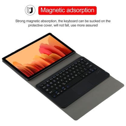 A500-A Detachable Bluetooth Keyboard Ultrathin Horizontal Flip Leather Tablet Case with Touchpad & Holder for Samsung Galaxy Tab A7 10.4 (2020) T500 / T505(Black) - Samsung Keyboard by buy2fix | Online Shopping UK | buy2fix