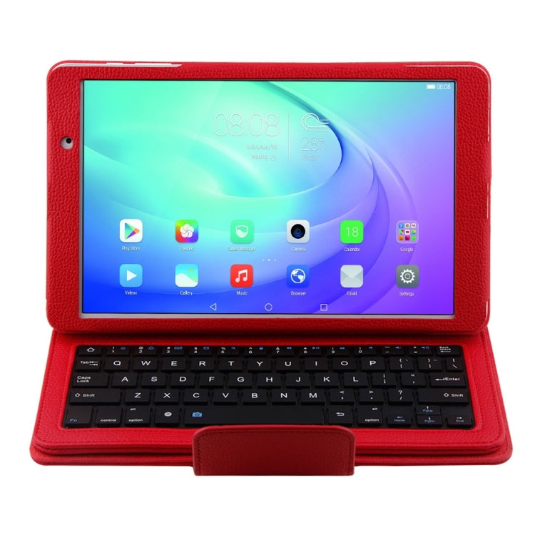 2 in 1 for Huawei MediaPad T2 10.0 Pro FDR-A03L Detachable Bluetooth Keyboard + Horizontal Flip Leather Tablet Case with Holder(Red) - Huawei Keyboard by buy2fix | Online Shopping UK | buy2fix