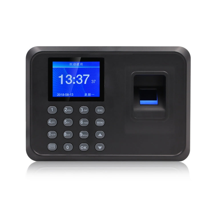 F01 Fingerprint Time Attendance Machine with 2.4 inch TFT Screen, US Plug - Security by buy2fix | Online Shopping UK | buy2fix