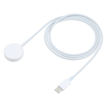 Wireless Magnetic Quick Charging to Type-C / USB-C Cable for Apple Watch (White) - Apple Accessories by buy2fix | Online Shopping UK | buy2fix