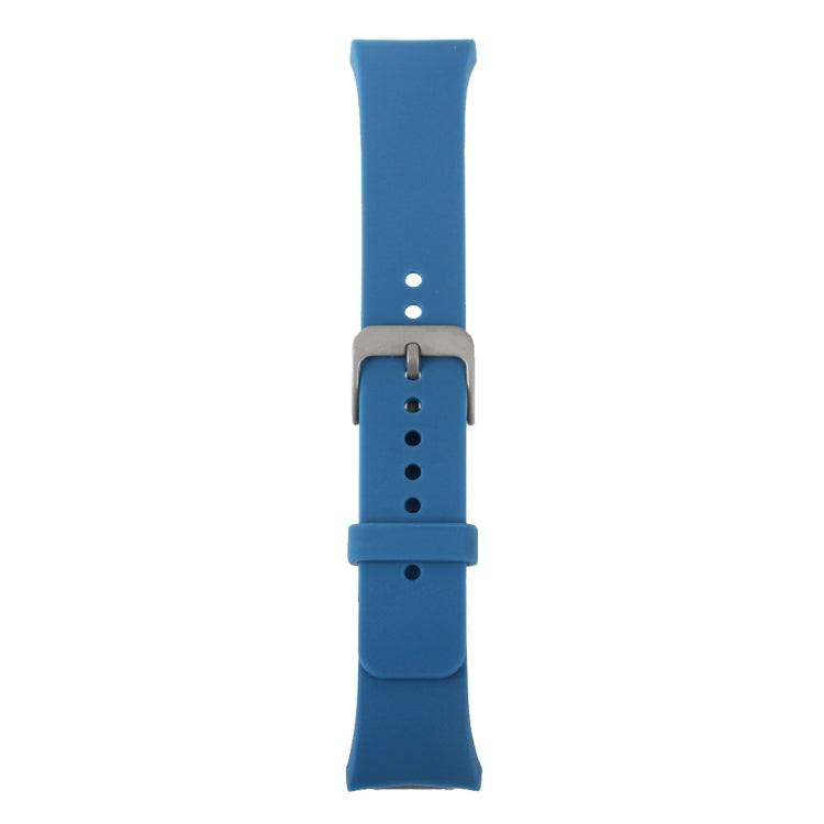 For Samsung Gear S2 Sport / Gear S2 Watch Solid Color Silicone Watchband(Blue) - Smart Wear by buy2fix | Online Shopping UK | buy2fix