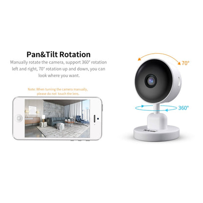 Sricam SP027 1080P AI Smart WiFi Camera, Support Two Way Audio / Motion Tracking / Humanoid Detection / Night Vision / TF Card - Security by Sricam | Online Shopping UK | buy2fix