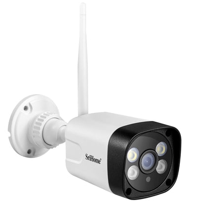 SriHome SH035 3.0 Million Pixels 1296P HD IP Camera, Support Two Way Audio / Motion Detection / Humanoid Detection / Full-color Night Vision / TF Card, AU Plug - Security by SriHome | Online Shopping UK | buy2fix