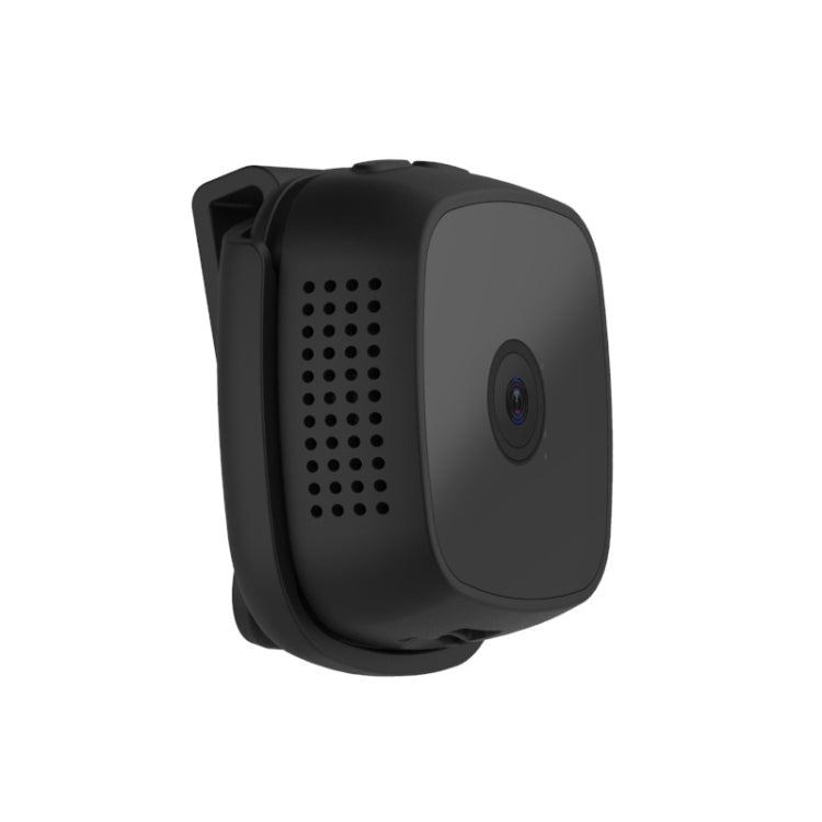 CAMSOY C9 HD 1280 x 720P 70 Degree Wide Angle Wireless WiFi Wearable Intelligent Surveillance Camera, Support Infrared Right Vision & Motion Detection Alarm & Loop Recording & Timed Capture(Black) - Mini Camera by CAMSOY | Online Shopping UK | buy2fix