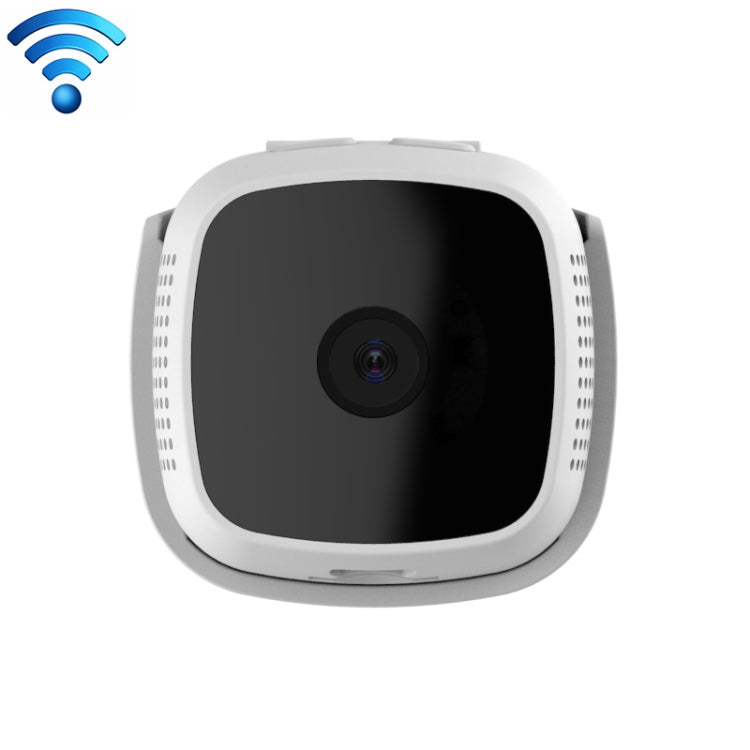 CAMSOY C9 HD 1280 x 720P 70 Degree Wide Angle Wireless WiFi Wearable Intelligent Surveillance Camera, Support Infrared Right Vision & Motion Detection Alarm & Loop Recording & Timed Capture(White) - Mini Camera by CAMSOY | Online Shopping UK | buy2fix