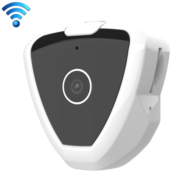 CAMSOY S6 HD 1280 x 720P 70 Degree Wide Angle Wearable Wireless WiFi Intelligent Surveillance Camera, Support Infrared Right Vision & Motion Detection Alarm & Loop Recording(White) - Mini Camera by CAMSOY | Online Shopping UK | buy2fix