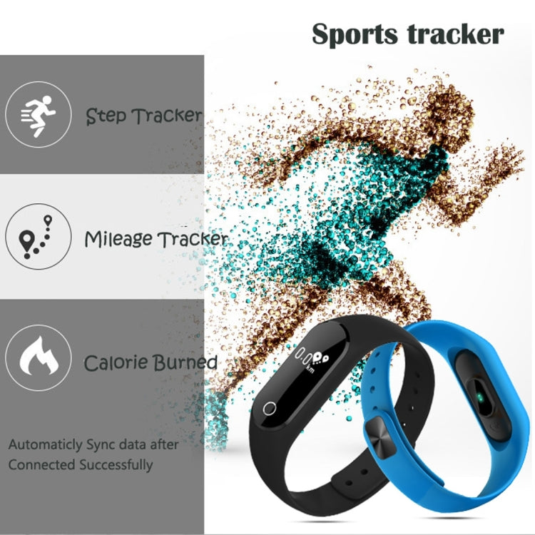 TLW25 0.42 inch OLED Display Bluetooth Smart Bracelet, IP66 Waterproof, Support Heart Rate Monitor / Pedometer / Calls Remind / Sleep Monitor / Sedentary Reminder / Alarm / Remote Capture, Compatible with Android and iOS Phones (Black) - Smart Wear by buy2fix | Online Shopping UK | buy2fix