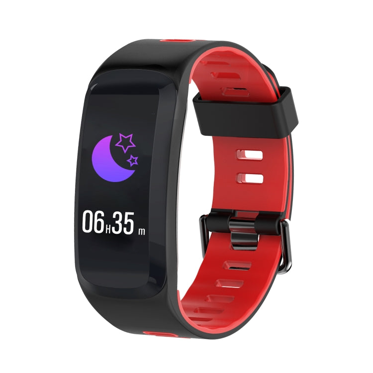 DTNO.1 F4 0.95 inches IPS Color Screen Smart Bracelet IP68 Waterproof, Support Call Reminder /Heart Rate Monitoring /Blood Pressure Monitoring /Sleep Monitoring / Blood Oxygen Monitoring (Red) - Smart Wear by DTNO.1 | Online Shopping UK | buy2fix