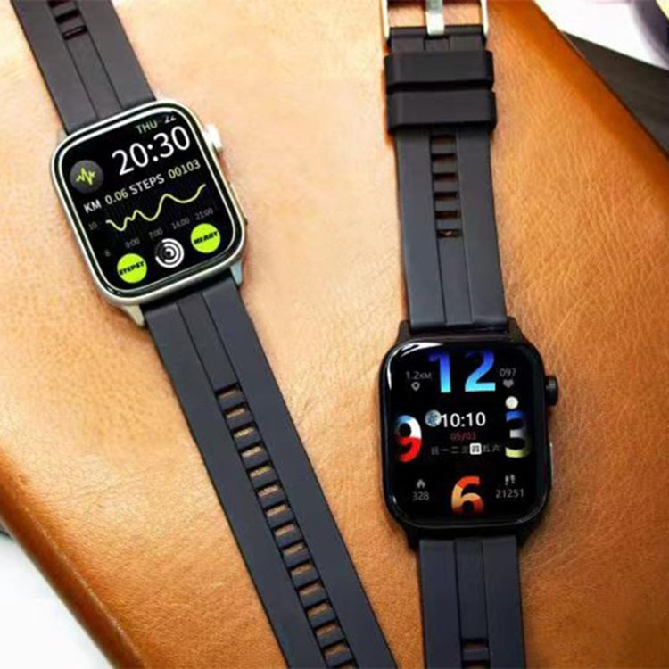 HAMTOD GT22 1.85 inch TFT Screen Health Smart Watch, Support Bluetooth Call / Plateau Blood Oxygen / Skin Health / Body Temperature / Arrhythmia / TI Heart Rate Monitoring (Black) - Smart Wear by HAMTOD | Online Shopping UK | buy2fix