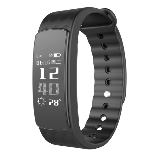 IWOWN i3 HR 0.96 inch OLED Display Bluetooth 4.0 Smart Bracelet, Support Call / Message Display,Time Display, Heart Rate Monitor, Sleep Management, Pedometer, Sedentary Reminder, Compatible with Android and iOS Phones (Black) - Smart Wear by buy2fix | Online Shopping UK | buy2fix
