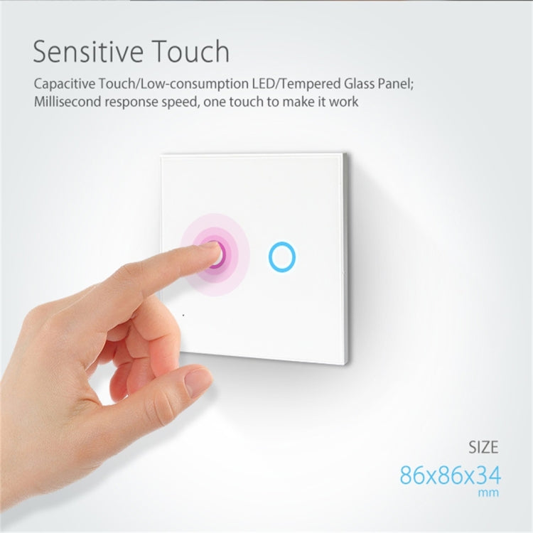 NEO NAS-SC02W Wireless WiFi EU Smart Light Control Switch 2Gang - Smart Switch by NEO | Online Shopping UK | buy2fix