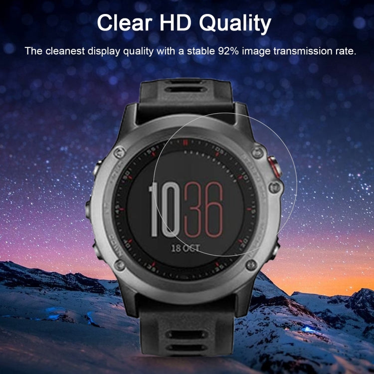 For Garmin Fenix 3 0.26mm 2.5D 9H Tempered Glass Film Screen Protector - Smart Wear by buy2fix | Online Shopping UK | buy2fix