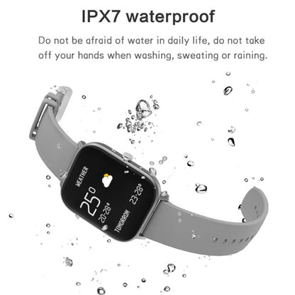 LOKMAT P8 1.4 inch Screen Waterproof Health Smart Watch, Pedometer / Sleep / Heart Rate Monitor (Silver Grey) - Smart Watches by Lokmat | Online Shopping UK | buy2fix