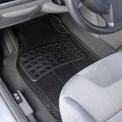 TIROL T13115 4 Set General Car Waterproof Rubber Floor Mats - Floor Mats by TIROL | Online Shopping UK | buy2fix