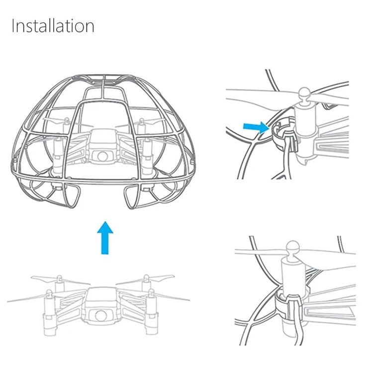 PGYTECH Spherical Protective Cover Cage for DJI TELLO - DJI Tello Series by PGYTECH | Online Shopping UK | buy2fix