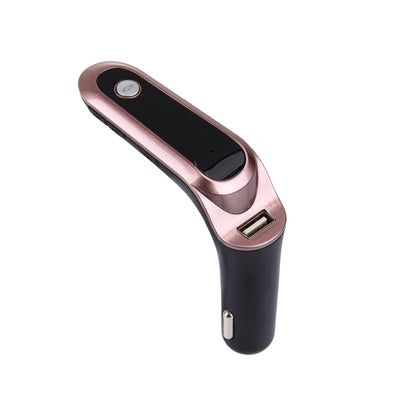 CARS7 Bluetooth Car Charger with Digital Display for Mobile Phone(Rose Gold) - Car Charger by buy2fix | Online Shopping UK | buy2fix