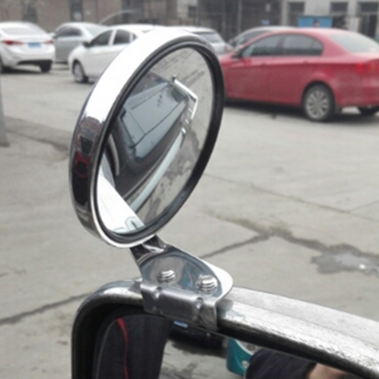 Vehicle Front Blind Area Wide-angle Adjustable Left Side Observation Mirror(Silver) - Convex Mirror & Accessories by buy2fix | Online Shopping UK | buy2fix