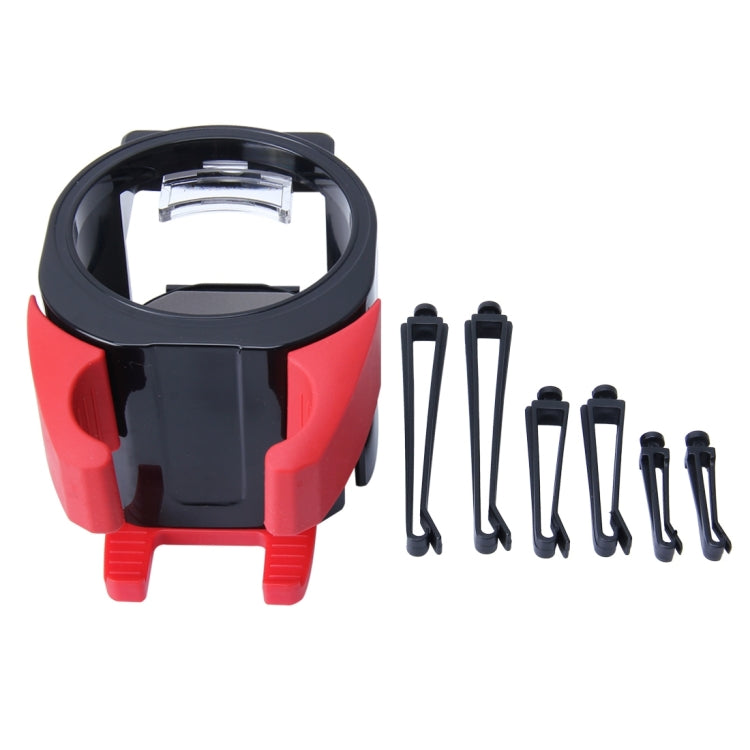 SHUNWEI SD-1027 Car Auto Multi-functional ABS Air Vent Drink Holder Bottle Cup Holder Phone Holder Mobile Mount (Red) - Car Drink Holders by SHUNWEI | Online Shopping UK | buy2fix