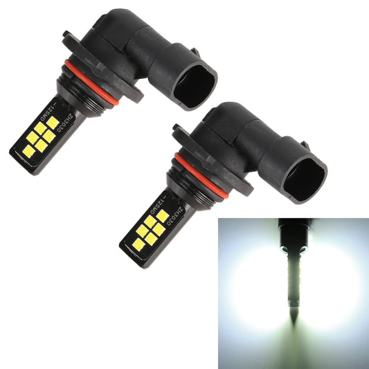 2 PCS 9006 DC9-16V / 3.5W / 6000K / 320LM Car Auto Fog Light 12LEDs SMD-ZH3030 Lamps, with Constant Current(White Light) - Fog / Driving Lights by buy2fix | Online Shopping UK | buy2fix