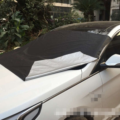 Magnetic Car Front Windshield Car Snow Block / Frost Block Cover Winter Car Snow Shield Cover Auto Front Windscreen / Rain / Frost / Sunshade Auto Snow Shield, Size: 210 x 120cm - Aluminum Film PEVA by buy2fix | Online Shopping UK | buy2fix