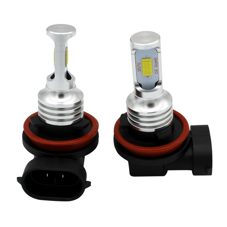 2 PCS H8/H11 72W 1000LM 6000-6500K Super Bright White Light Car Fog LED Bulbs, DC 12-24V - Fog / Driving Lights by buy2fix | Online Shopping UK | buy2fix