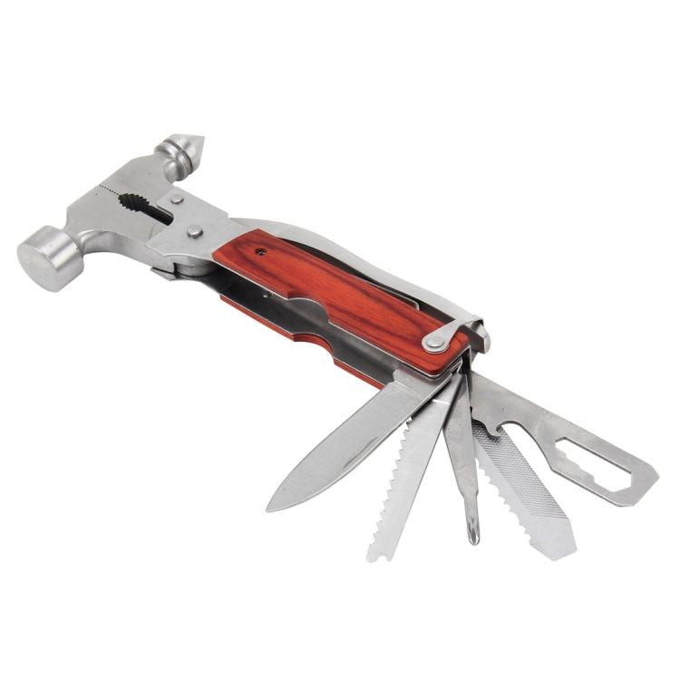 Outdoor Stainless Steel Multi-function Hammer (Hammer + Pliers + Saw Blade + Knife + Bottle Opener) - Others by buy2fix | Online Shopping UK | buy2fix