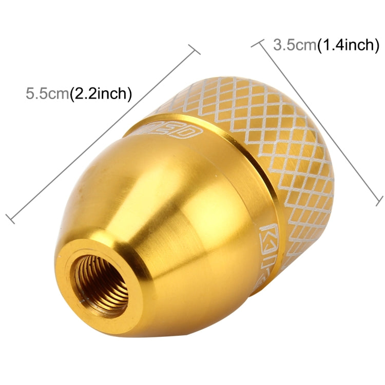 Universal Car Gear Shift Knob Modified Car Gear Shift Knob Auto Transmission Shift Lever Knob Gear Knobs(Gold) - Shift Knob by buy2fix | Online Shopping UK | buy2fix