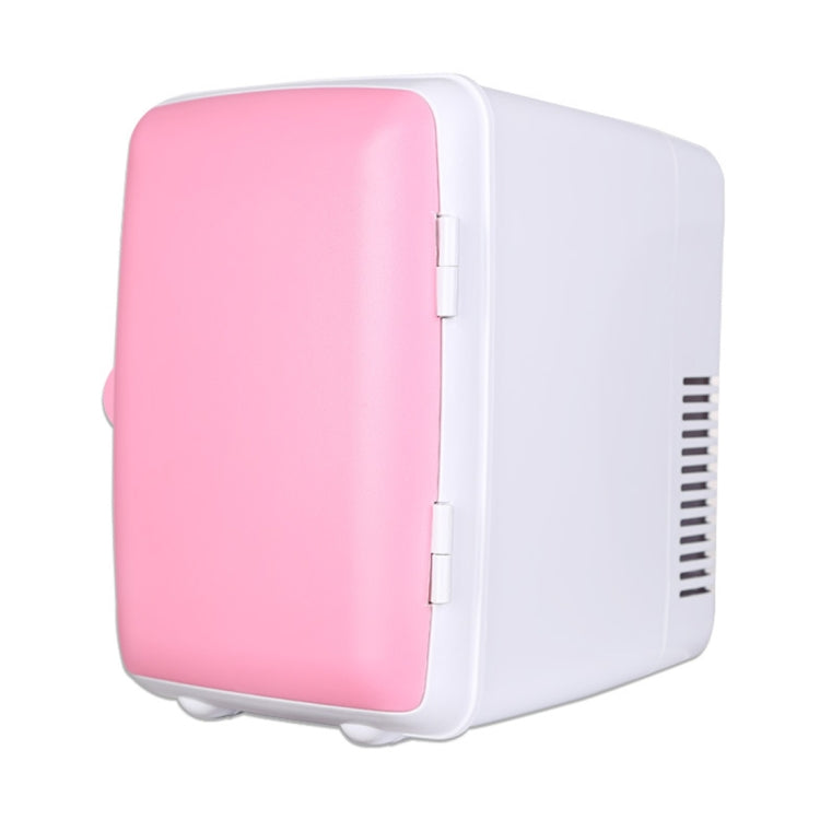 Vehicle Auto Portable Mini Cooler and Warmer 4L Refrigerator for Car and Home, Voltage: DC 12V/ AC 220V(Pink) - In Car by buy2fix | Online Shopping UK | buy2fix