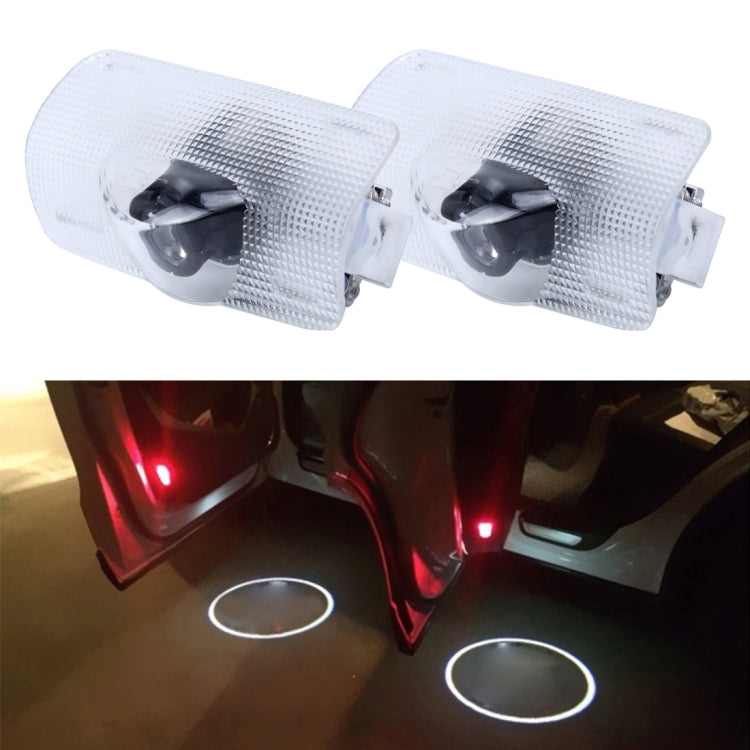 2 PCS LED Car Door Welcome Logo Car Brand 3D Shadow Light for Toyota - Door Lights by buy2fix | Online Shopping UK | buy2fix