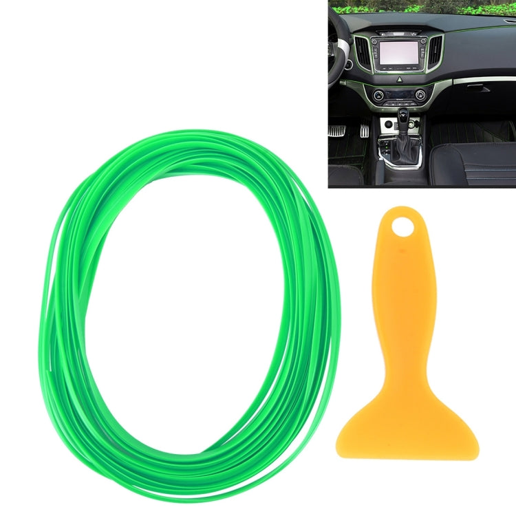 5m Flexible Trim For DIY Automobile Car Interior Moulding Trim Decorative Line Strip with Film Scraper(Green) - Anti Collision Sticker by buy2fix | Online Shopping UK | buy2fix