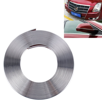 2m High Quality Car Headlight External Frame Decorative Strip Car Wheel Hub Trim Mouldings Shining Decoration Strip Automobile Network Decorative Strip(Silver) - Decorative Strip by buy2fix | Online Shopping UK | buy2fix