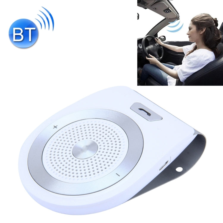 T821 Tour Bluetooth In-Car Speakerphone(White) - Car MP3 & MP4 & MP5 by buy2fix | Online Shopping UK | buy2fix