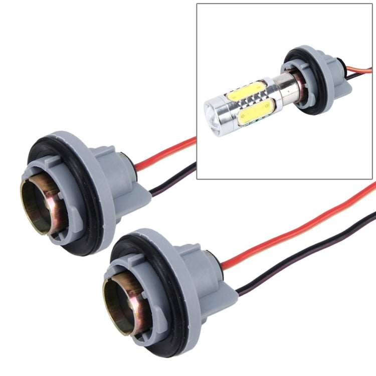 2 PCS 1156 Car Auto LED Bulb Socket Holder (No Including Light) - In Car by buy2fix | Online Shopping UK | buy2fix