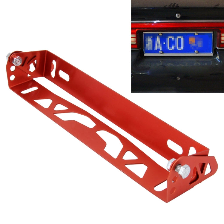 Car Auto Universal Aluminum Alloy Modified License Plate Frame Holder(Red) - License Plate Covers & Frames by buy2fix | Online Shopping UK | buy2fix